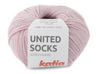 Katia United Socks, une laine à bas de calibre Fingering en petite quantité pour réaliser vos chaussettes colorés!  Coloris Rose, un rosé très doux, vieux rose, presque chair.