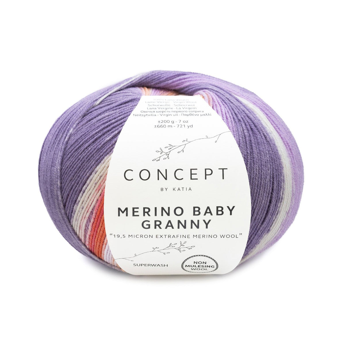 Matériaux Naturels Bébé Écharpe Bébé Lilano Merino 70% Laine Bio