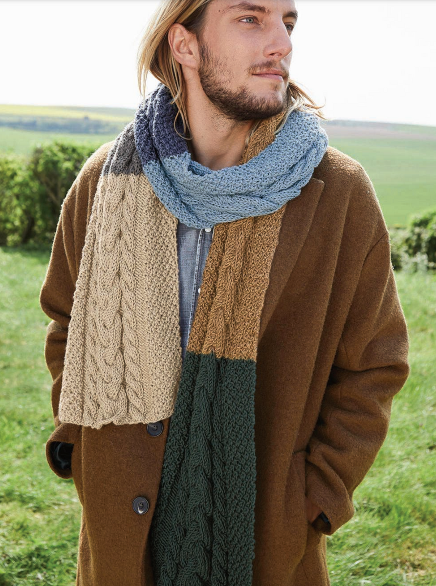 Écharpe Longue D'Hiver - 215 X 35 Cm + Franges 16 Cm, Polyester Doux, Chaud Et Élégante - Pour Femme