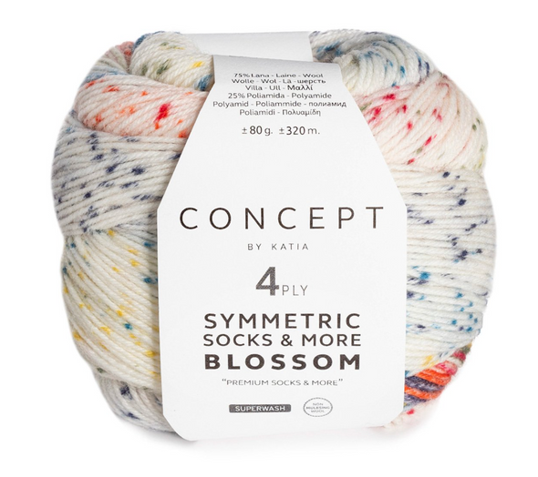 Katia Symmetric Socks & more - Blossom