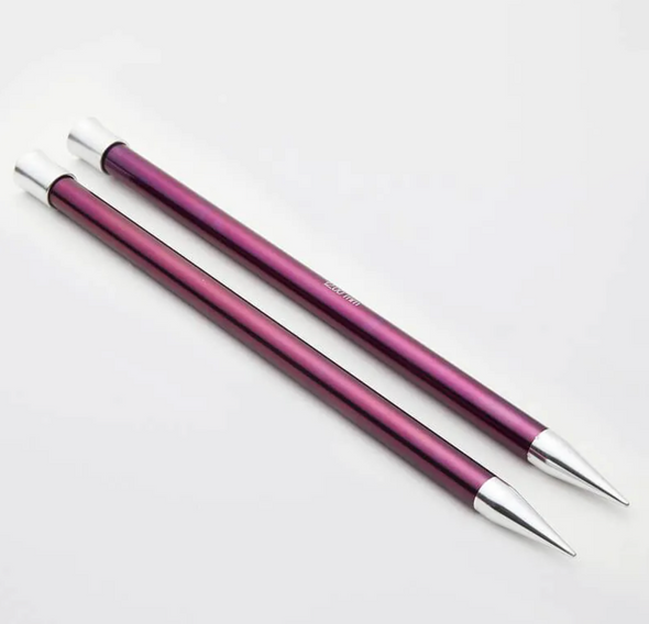 Knit Pro Zing Aiguilles droites 25 cm (10 pouces)