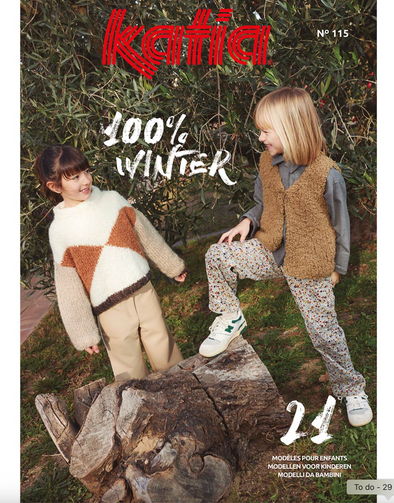 Magazine Katia 100% Winter Enfant numéro 115 (6374)