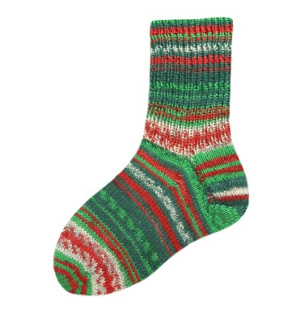 Laine de Noël Rellana Garne Flotte Socke
