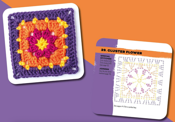 Livre The Granny Square Card Deck: 50 mix and match designs