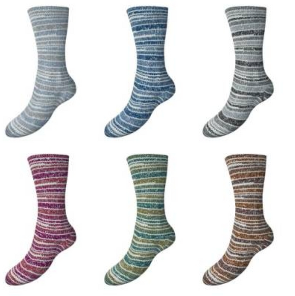 Edelweiss Print Socks Landscape