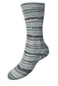 Edelweiss Print Socks Landscape