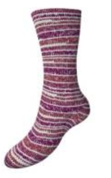 Edelweiss Print Socks Landscape