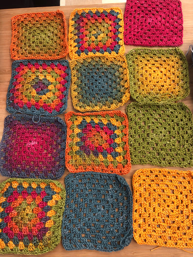 Atelier de Granny Squares au crochet