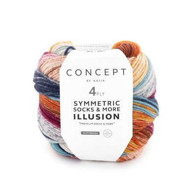 Katia Symmetric Socks & more - Illusion