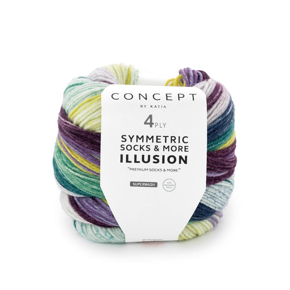 Katia Symmetric Socks & more - Illusion