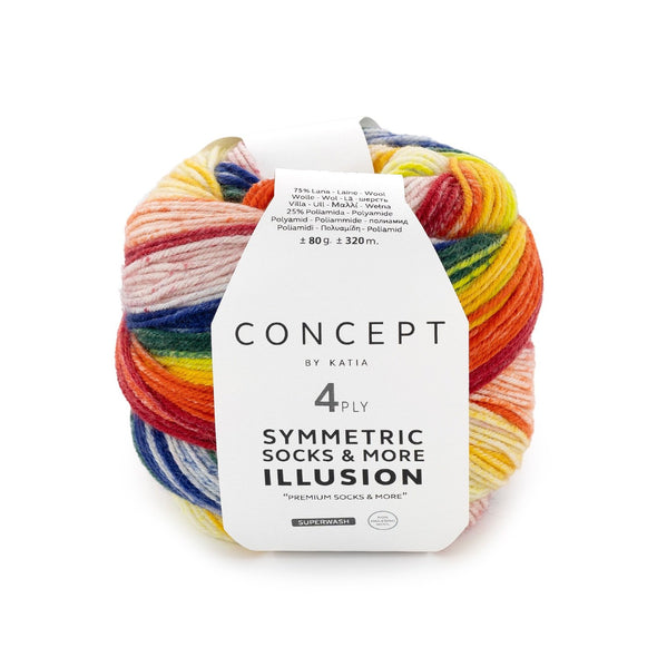 Katia Symmetric Socks & more - Illusion