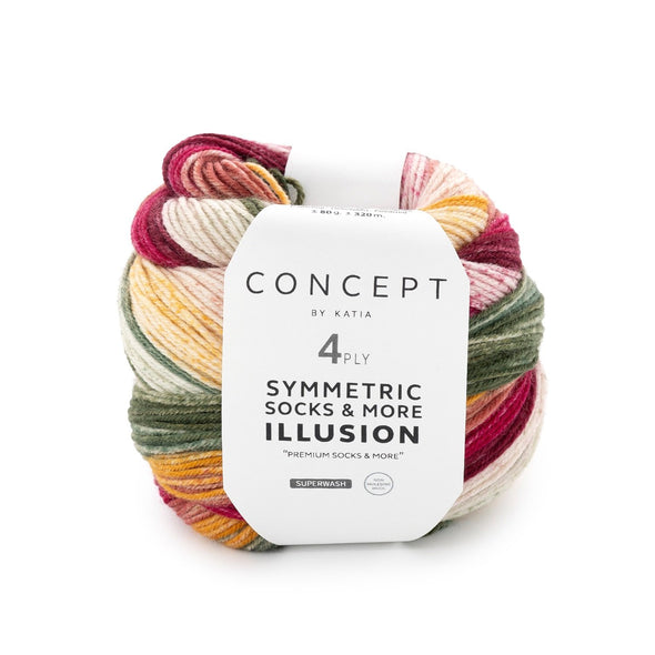 Katia Symmetric Socks & more - Illusion