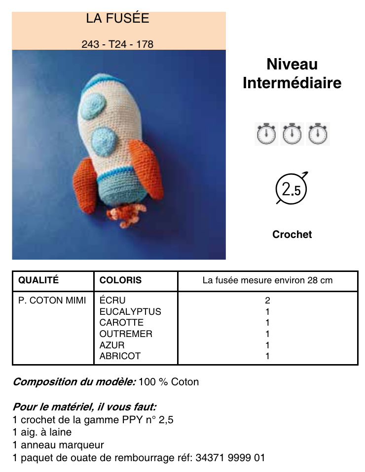 KIT CROCHET AMIGURUMIS LE PRINCE • Phildar KIT CROCHET AMIGURUMIS LE PRINCE • Phildar
