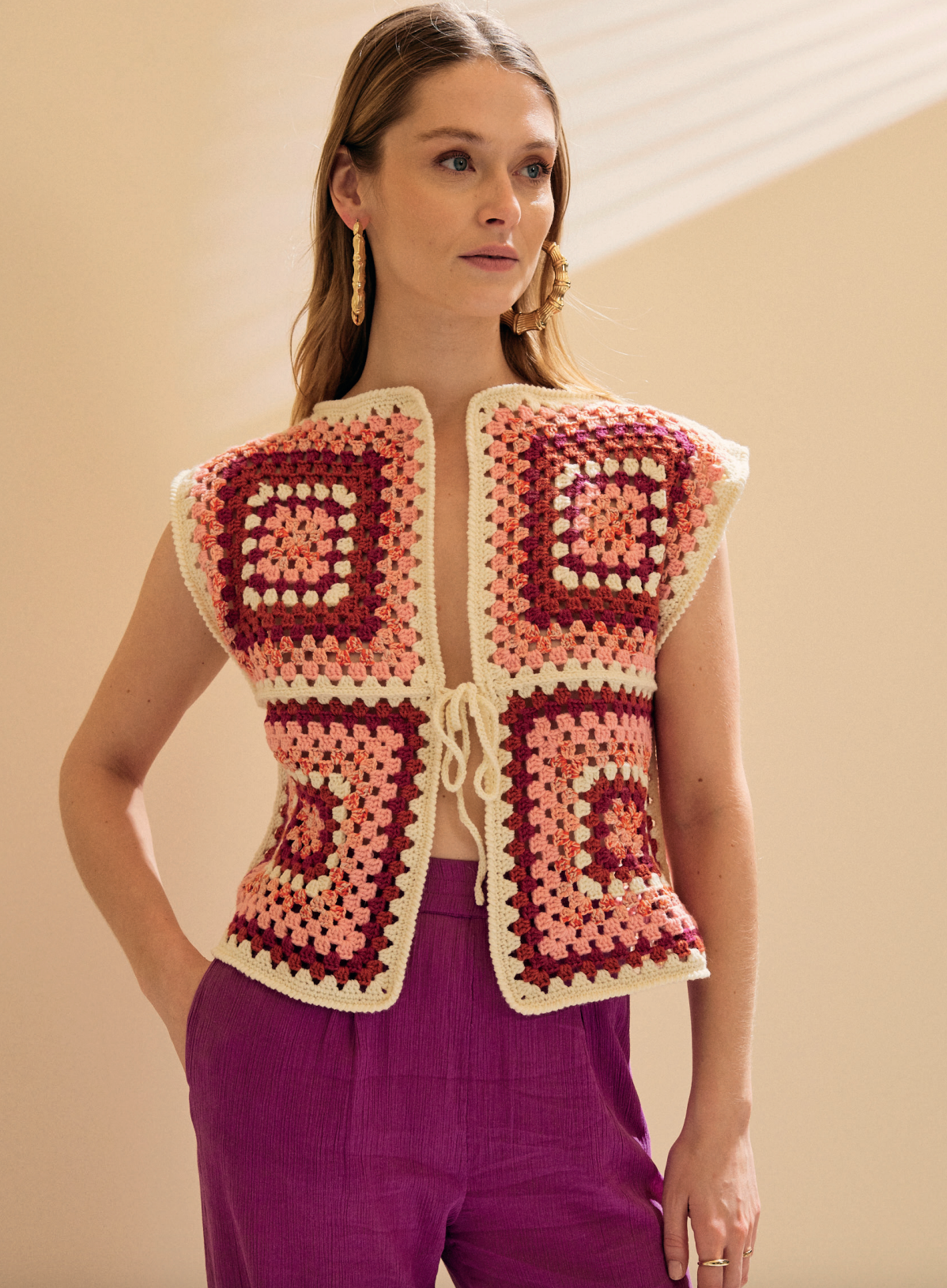 Veste Crochet Phildar Crochet Pull Romy MODÈLE GILET FEMME ROMY