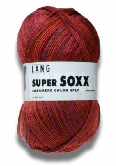 Lang Yarns Super Soxx Color Cashmere 4-ply