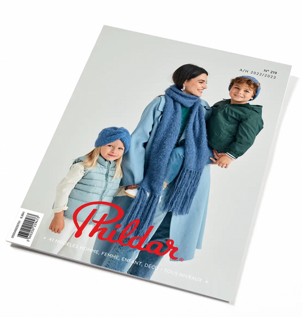Magazine Phildar Accessoires Famille, numéro 219