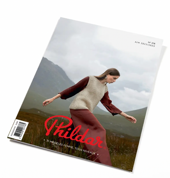 Magazine Phildar Femme Fils Nobles Automne-hiver, numéro 218