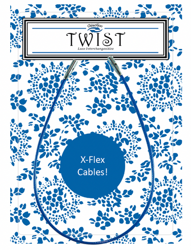 ChiaoGoo Twist X-Flex Blue Cable SMALL